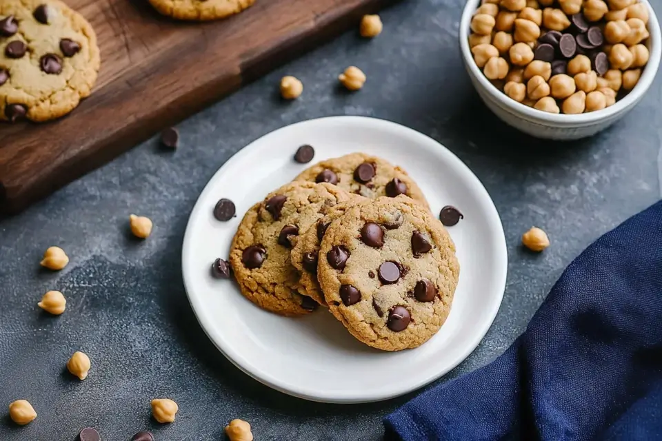 Chickpea Chocolate Chip CookiesChickpea Chocolate Chip Cookies