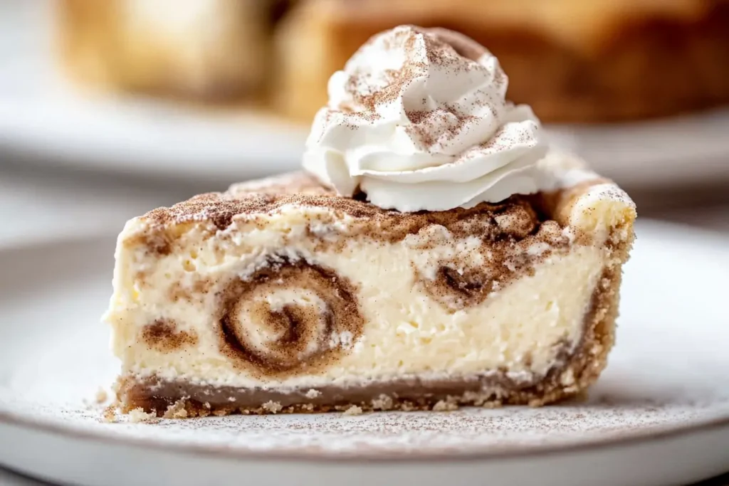 Cinnamon Roll Cheesecake