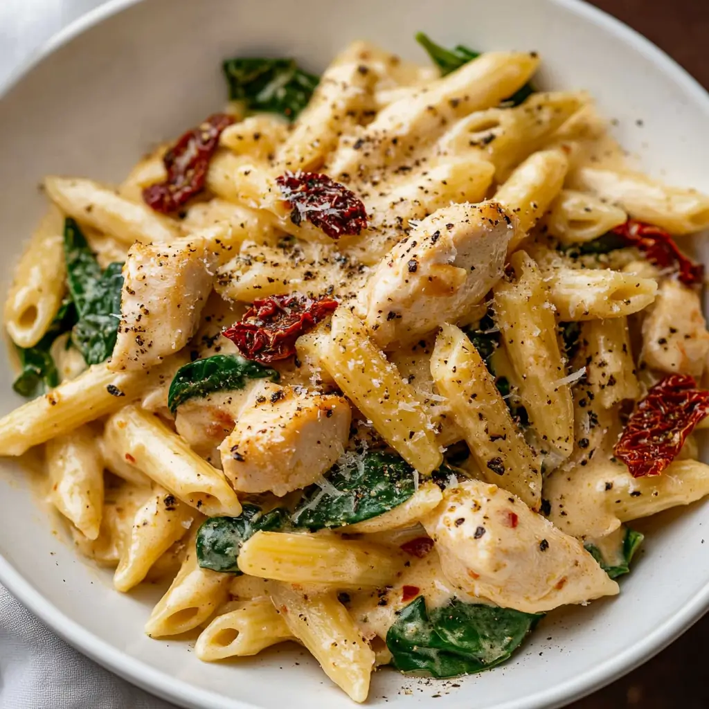 Serve Your Marry Me Chicken Pasta Dish