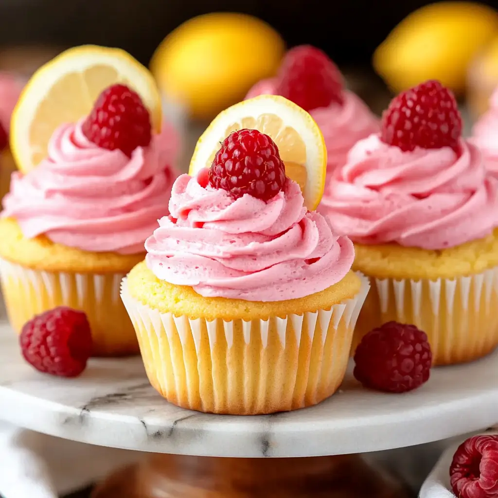 Raspberry Lemon Cupcakes