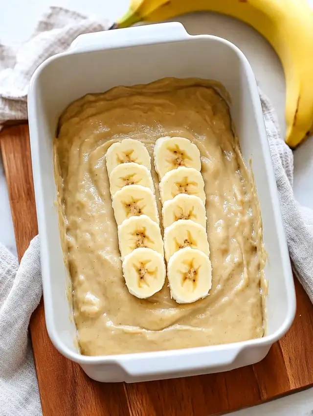 Transfer to the Pan Your Banana Bread Batter