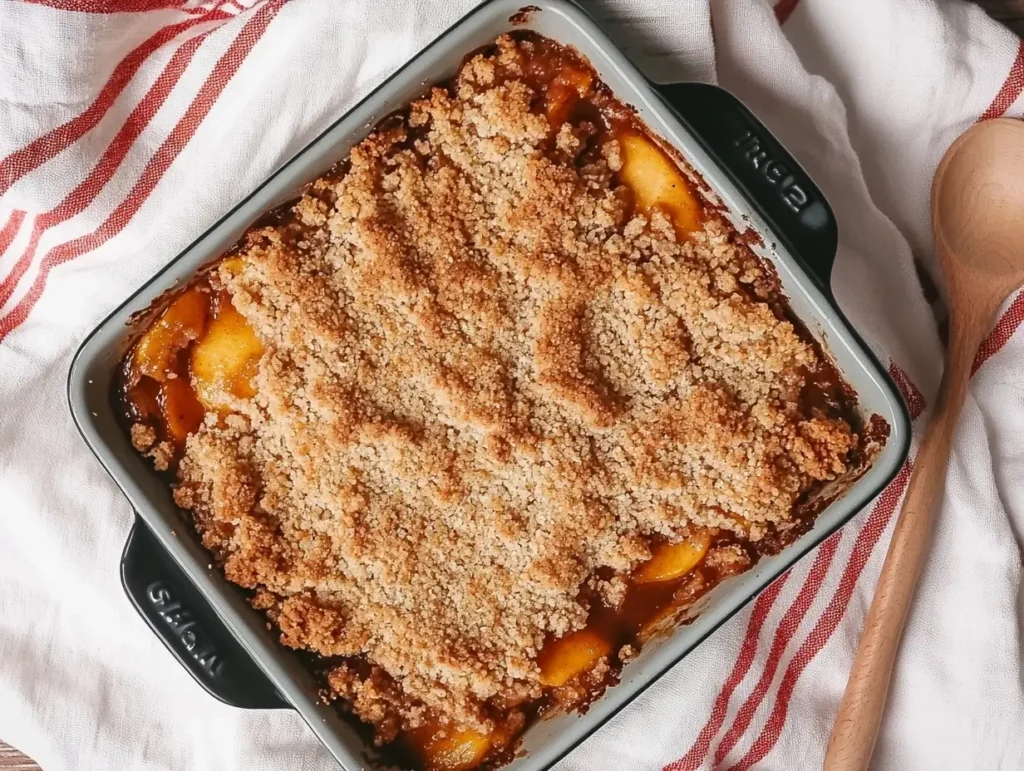 How to Serve Peach Crumble Recipe