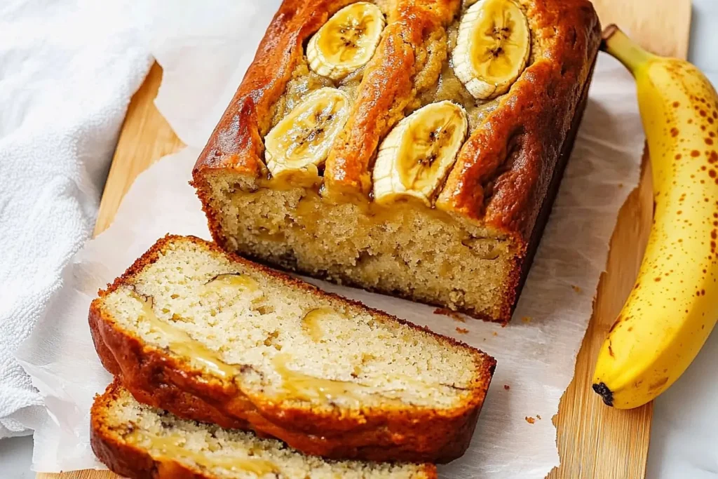 4-Ingredient Banana Bread