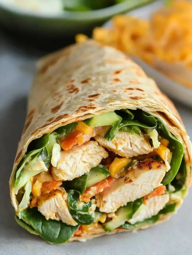 Wrap It Up and serve your Grilled Chicken Wrap