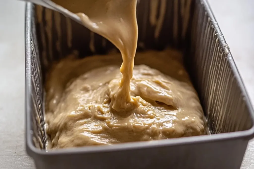 Pour the Batter into the Pan